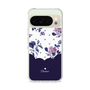 Slim Protection Case［ Twin Dot Flower - Navy ］