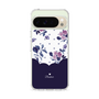 Slim Protection Case［ Twin Dot Flower - Navy ］