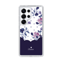 Slim Protection Case［ Twin Dot Flower - Navy ］