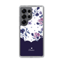 Slim Protection Case［ Twin Dot Flower - Navy ］