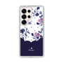 Slim Protection Case［ Twin Dot Flower - Navy ］