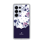 Slim Protection Case［ Twin Dot Flower - Navy ］