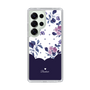 Slim Protection Case［ Twin Dot Flower - Navy ］