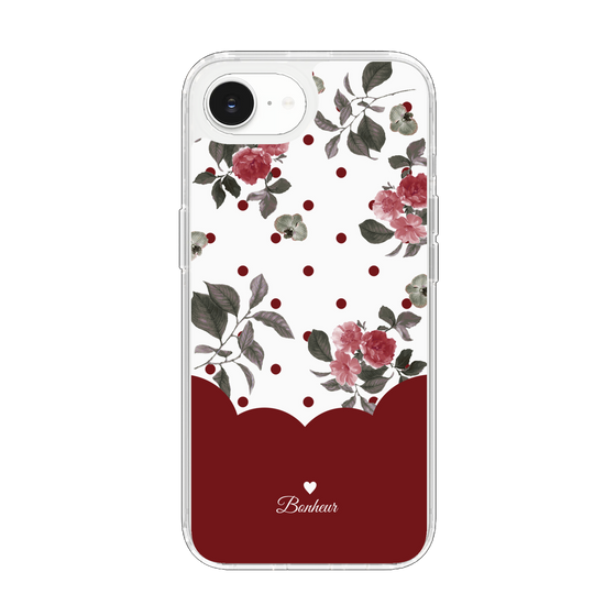 Slim Protection Case［ Twin Dot Flower - Red ］