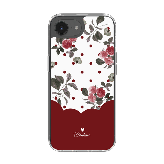 Slim Protection Case［ Twin Dot Flower - Red ］