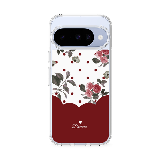 Slim Protection Case［ Twin Dot Flower - Red ］