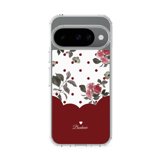 Slim Protection Case［ Twin Dot Flower - Red ］
