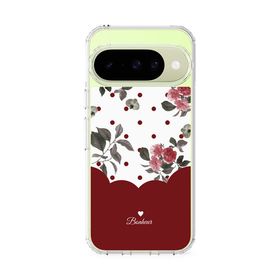 Slim Protection Case［ Twin Dot Flower - Red ］