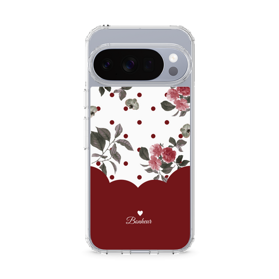 Slim Protection Case［ Twin Dot Flower - Red ］