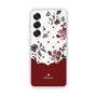 Slim Protection Case［ Twin Dot Flower - Red ］