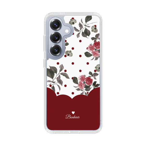 Slim Protection Case［ Twin Dot Flower - Red ］