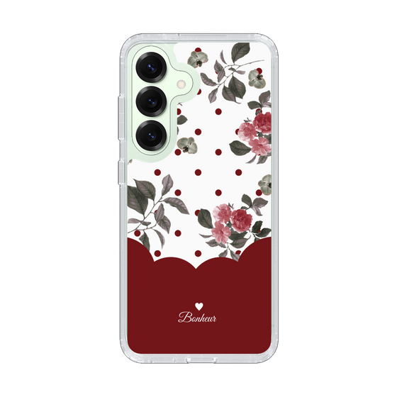 Slim Protection Case［ Twin Dot Flower - Red ］