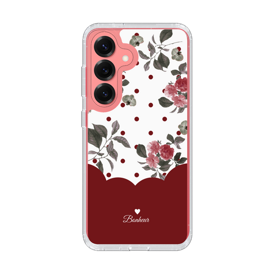 Slim Protection Case［ Twin Dot Flower - Red ］