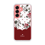 Slim Protection Case［ Twin Dot Flower - Red ］