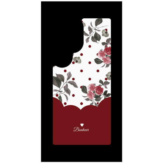 Slim Protection Case［ Twin Dot Flower - Red ］