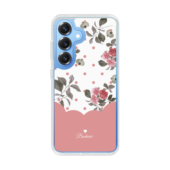 Slim Protection Case［ Twin Dot Flower - Pink ］