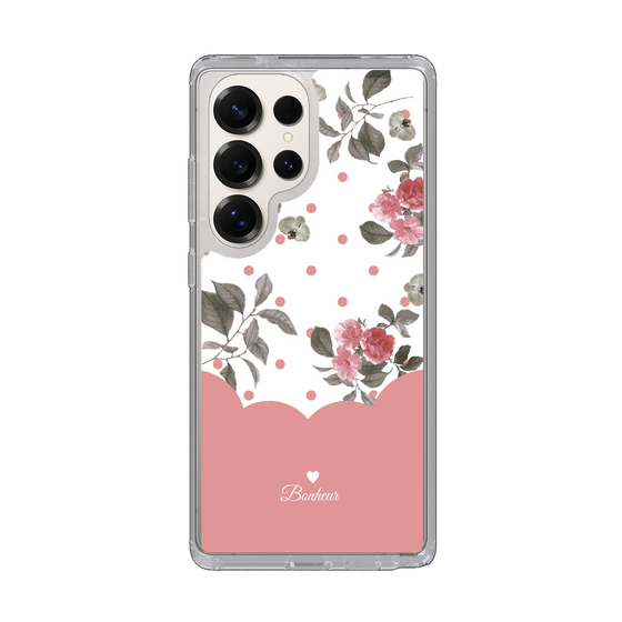 Slim Protection Case［ Twin Dot Flower - Pink ］