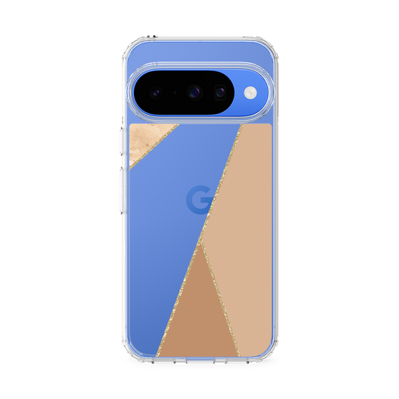 Slim Protection Case［ Marble Triangle Palette - Beige ］
