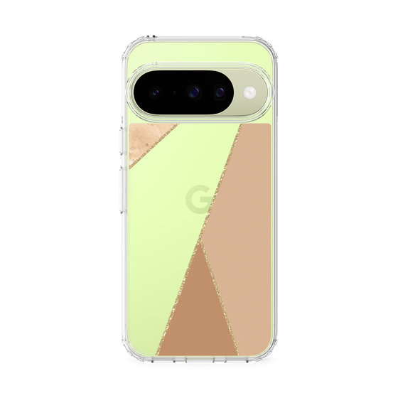 Slim Protection Case［ Marble Triangle Palette - Beige ］