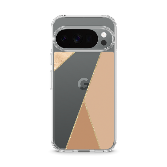 Slim Protection Case［ Marble Triangle Palette - Beige ］