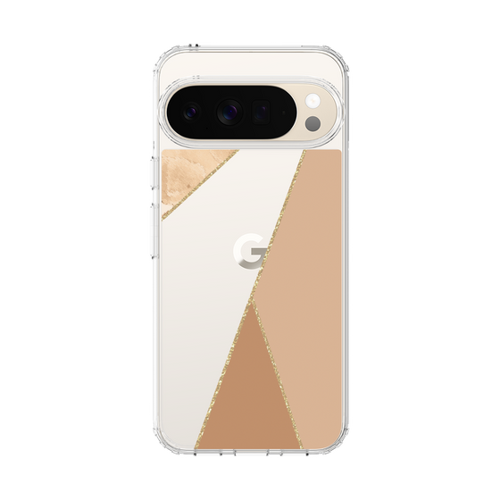 Slim Protection Case［ Marble Triangle Palette - Beige ］