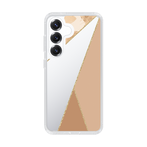Slim Protection Case［ Marble Triangle Palette - Beige ］