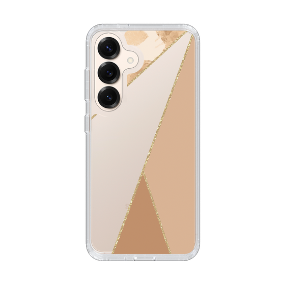 Slim Protection Case［ Marble Triangle Palette - Beige ］
