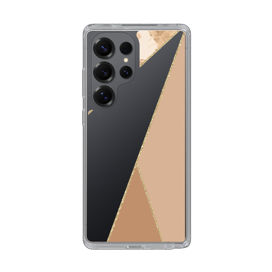 Slim Protection Case［ Marble Triangle Palette - Beige ］