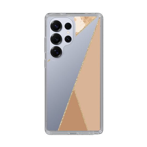 Slim Protection Case［ Marble Triangle Palette - Beige ］