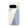 Slim Protection Case［ Marble Triangle Palette - Blue ］