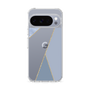 Slim Protection Case［ Marble Triangle Palette - Blue ］