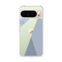 Slim Protection Case［ Marble Triangle Palette - Blue ］