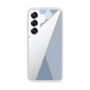 Slim Protection Case［ Marble Triangle Palette - Blue ］