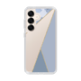 Slim Protection Case［ Marble Triangle Palette - Blue ］