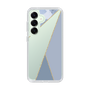 Slim Protection Case［ Marble Triangle Palette - Blue ］