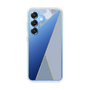 Slim Protection Case［ Marble Triangle Palette - Blue ］