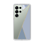 Slim Protection Case［ Marble Triangle Palette - Blue ］