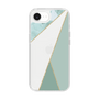 Slim Protection Case［ Marble Triangle Palette - Green ］