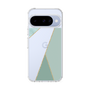 Slim Protection Case［ Marble Triangle Palette - Green ］