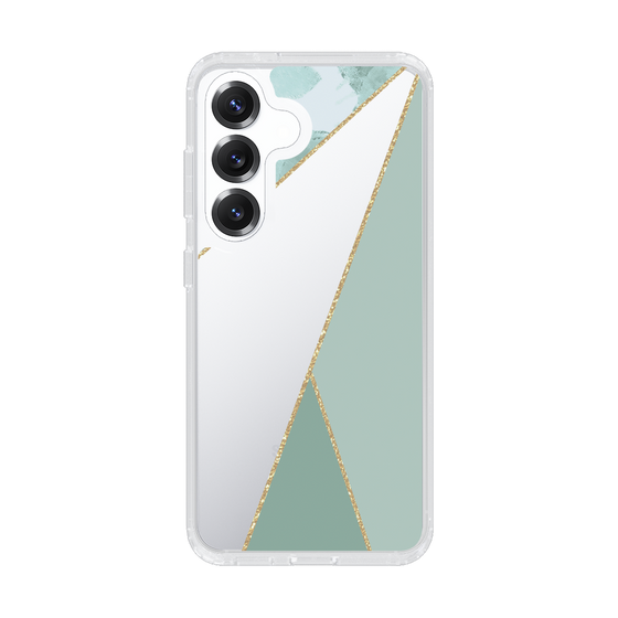 Slim Protection Case［ Marble Triangle Palette - Green ］