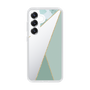Slim Protection Case［ Marble Triangle Palette - Green ］