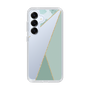 Slim Protection Case［ Marble Triangle Palette - Green ］