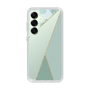 Slim Protection Case［ Marble Triangle Palette - Green ］