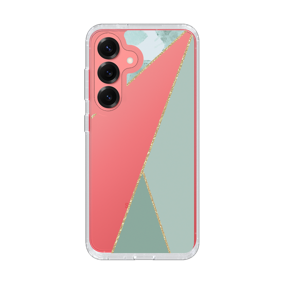 Slim Protection Case［ Marble Triangle Palette - Green ］