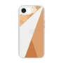 Slim Protection Case［ Marble Triangle Palette - Orange ］