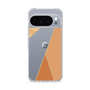 Slim Protection Case［ Marble Triangle Palette - Orange ］
