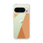 Slim Protection Case［ Marble Triangle Palette - Orange ］