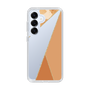 Slim Protection Case［ Marble Triangle Palette - Orange ］