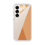 Slim Protection Case［ Marble Triangle Palette - Orange ］