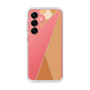 Slim Protection Case［ Marble Triangle Palette - Orange ］